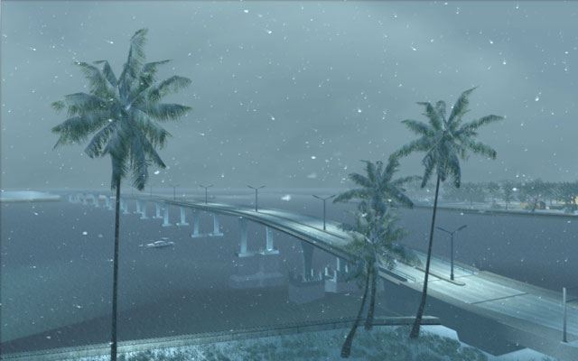 В GTA Vice City пришла зима