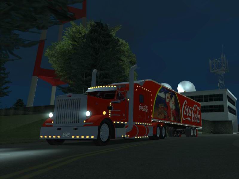 Christmas Mod - Coca-Cola Truck & Trailer