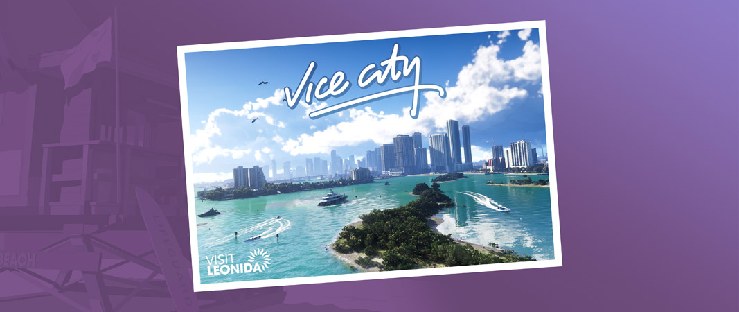 Vice City (postcard) — 5120x2160.