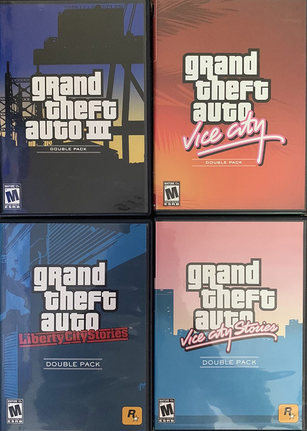 Grand theft auto double pack rockstar games