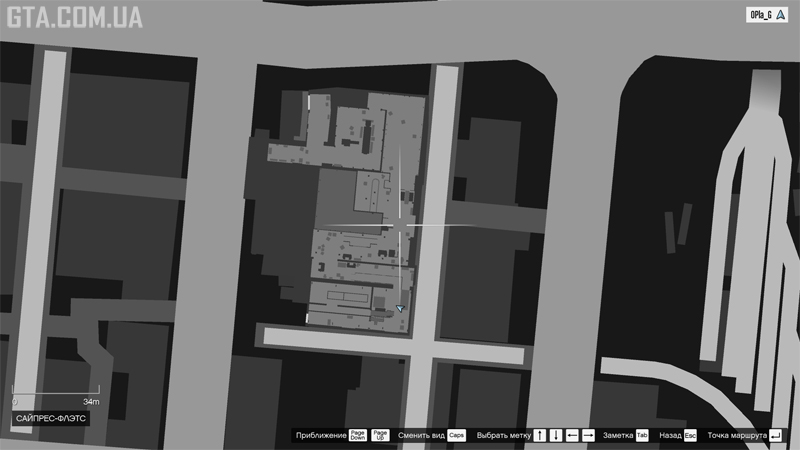 Мапа режиму протиборства «Маніяк I».