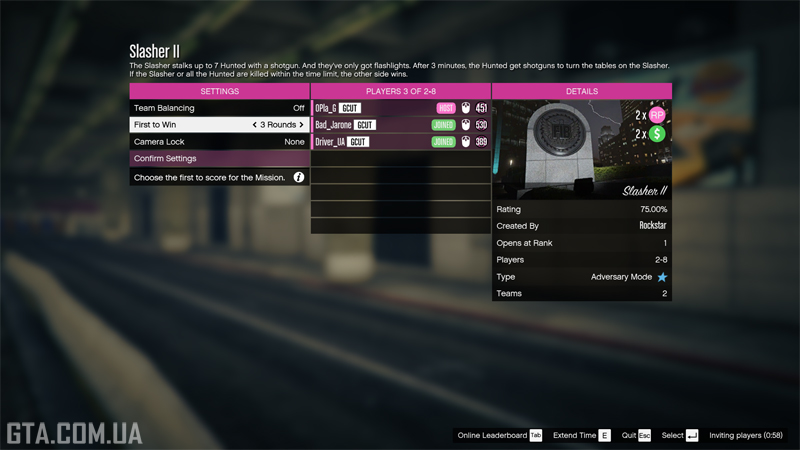 Description of the Slasher II.