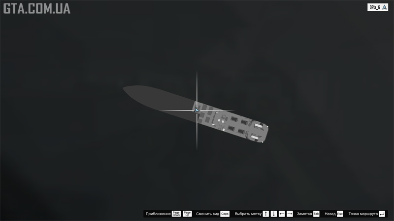 Мапа режиму протиборства «Маніяк III». Палуба юта та машинне відділення.