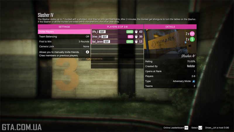 Description of the Slasher IV.