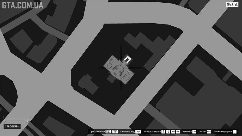 Мапа режиму протиборства «Маніяк V». Другий поверх.