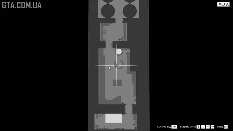 Мапа режиму протиборства «Маніяк — Ramius». Перша палуба.