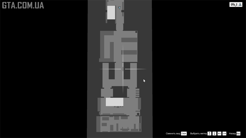 Мапа режиму протиборства «Маніяк — Ramius». Друга палуба.