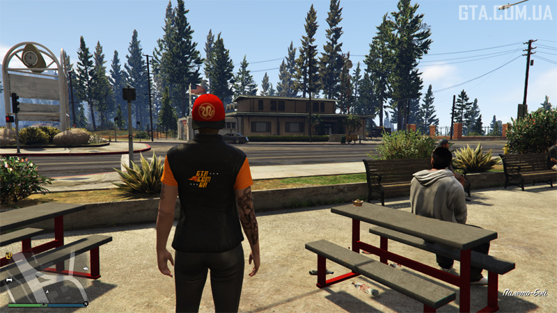 Ямб #30. На столику через дорогу від офісу шерифа в Палето Бей.