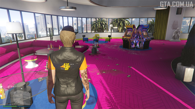 Mess after the party.