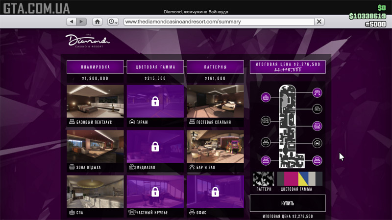 Варіант пентхауса «Тусовщик».
