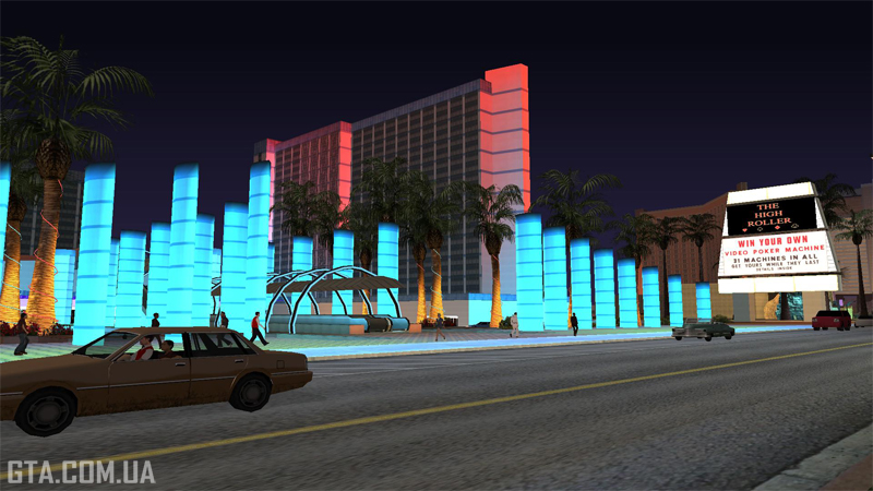 The High Roller casino.