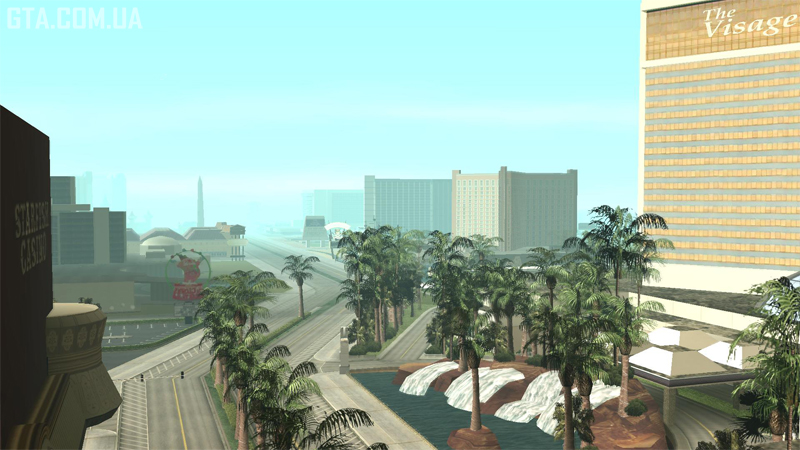 View of The Strip from the north by day.