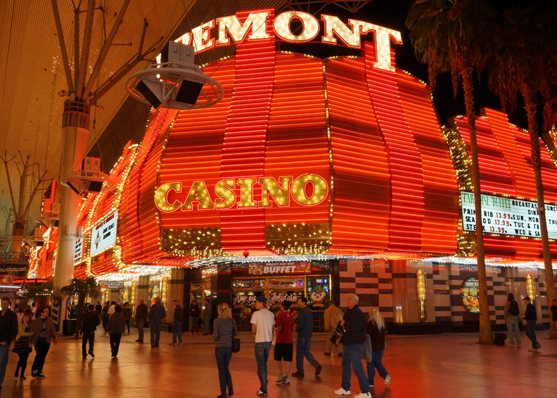 Fremont Street Casino in Las Vegas. Photo from Wikipedia.