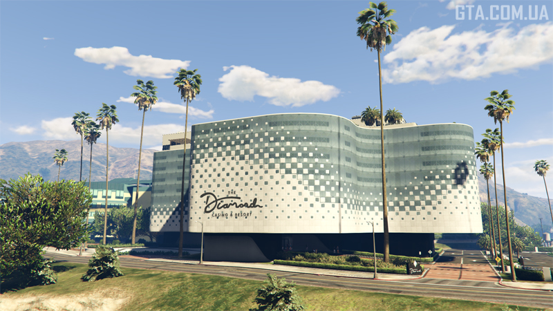 The Diamond Casino & Resort on a sunny day.