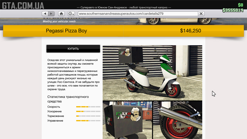 Оптова ціна на Pegassi Pizza Boy.