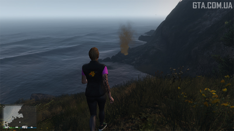 Четвёртый фальшфейер издали.