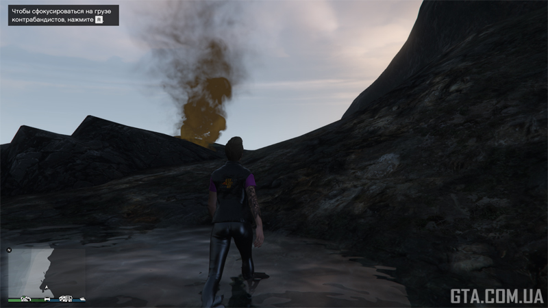 Четвёртый фальшфейер вблизи.