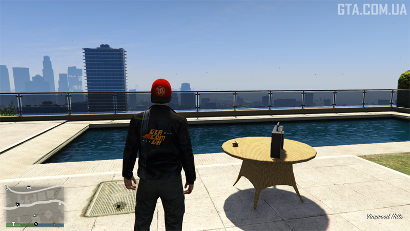 Yuanbao #20. On a poolside table at 1119 Vinewood Hills.