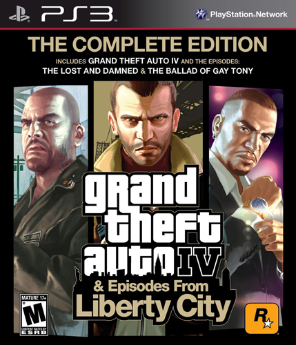 Обложка GTA 4: The Complete Edition для PS3.