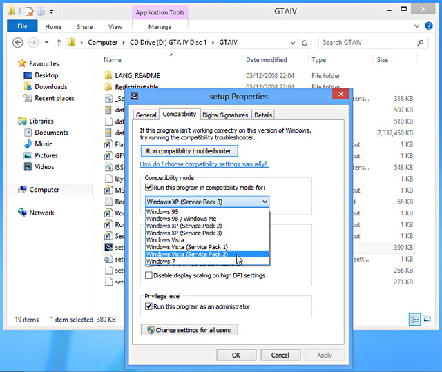 Установка GTA 4 на Windows 8