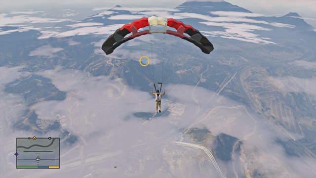 Прыжки с парашютом в GTA 5