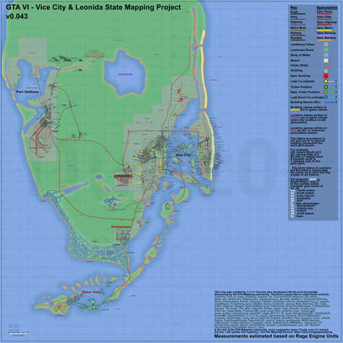 GTA 6 Map by DuPz0r. Version 0.043.