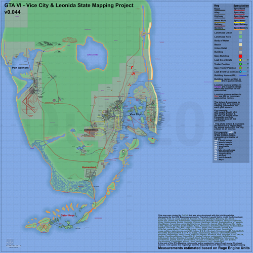 GTA 6 Map by DuPz0r. Version 0.044.