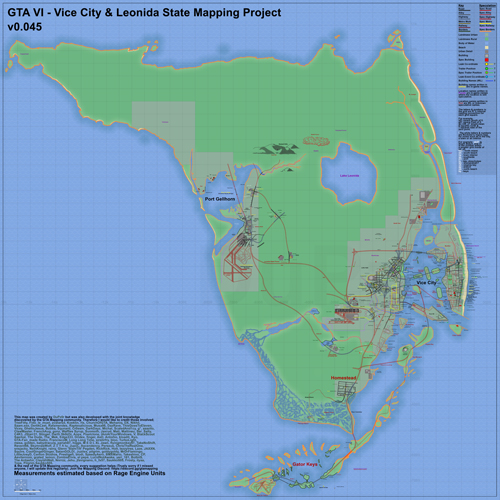 GTA 6 Map by DuPz0r. Version 0.045.