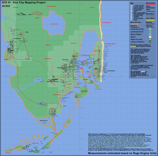GTA 6 Map by DuPz0r. Version 0.033.