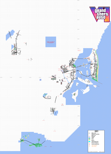 Мапа GTA 6 від Fido_le_muet. Версія за 19.02.2024.