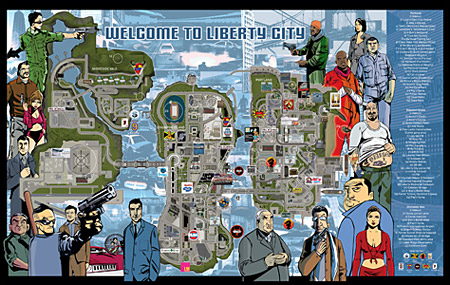Карта GTA 3