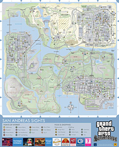 Карта San Andreas