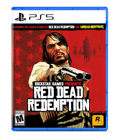 RDR 1 PS5 box. Front cover.