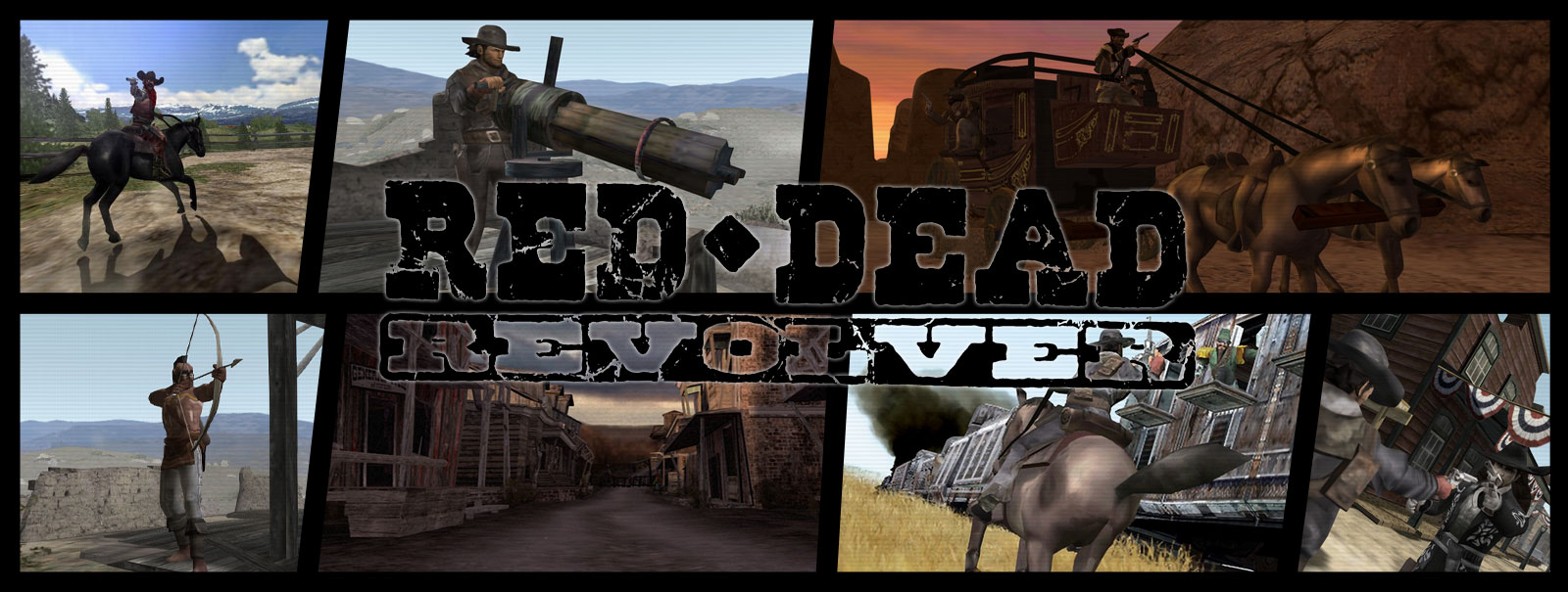 Коллаж Red Dead Revolver.