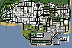 Карта граффити GTA San Andreas