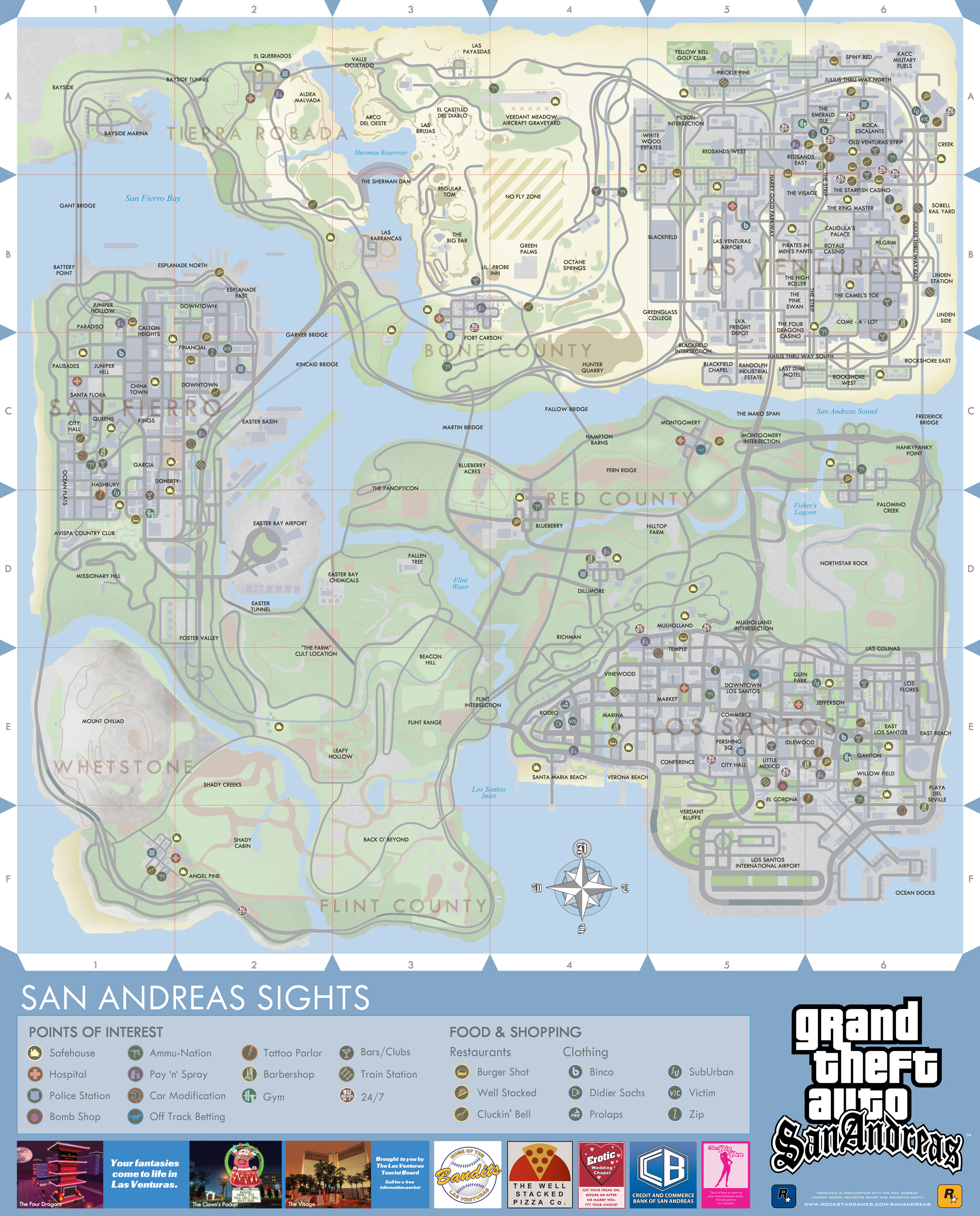 Как очистить карту в GTA San Andreas?