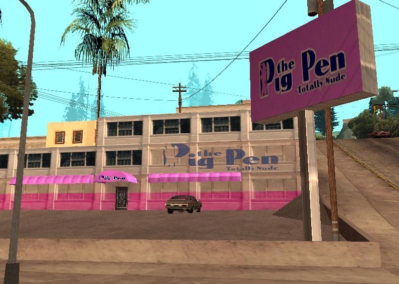 Стриптиз клубы в GTA San Andreas