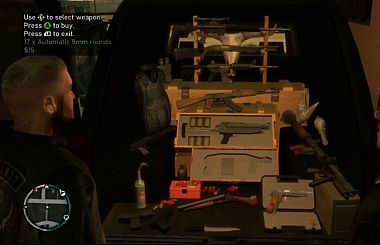 Оружие в The Lost And Damned