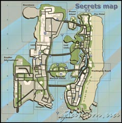 Карта секретов Vice City