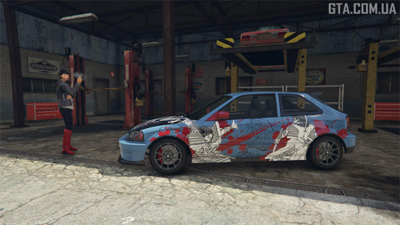 У самурая нет цели [получить ливрею для Dinka Blista Kanjo] — есть только путь [как это сделать].