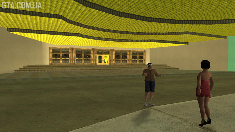 Entrance to the Caligula’s Palace casino.