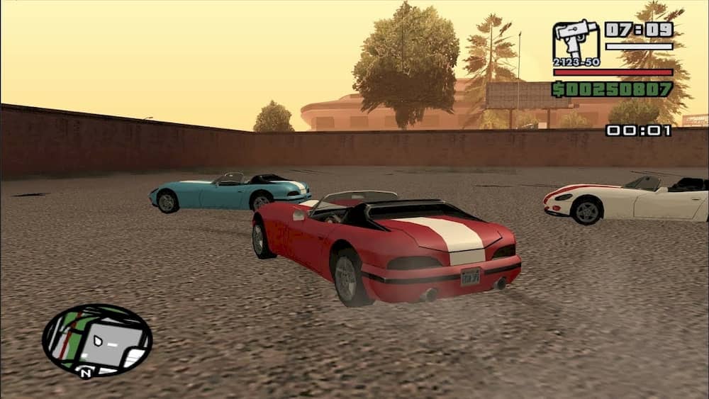 В Автошколе GTA: San Andreas вас научат парковаться на 90°