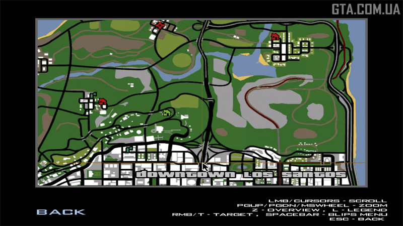 Букмекерские конторы на карте в GTA: San Andreas.