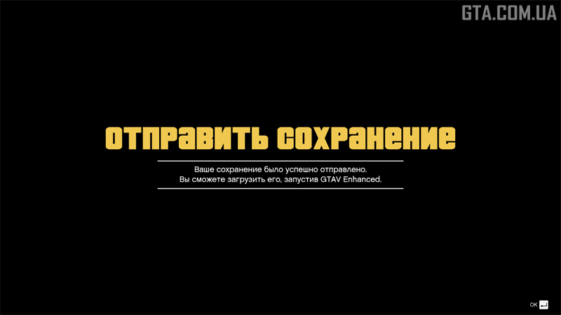 «Сохранение было успешно отправлено».