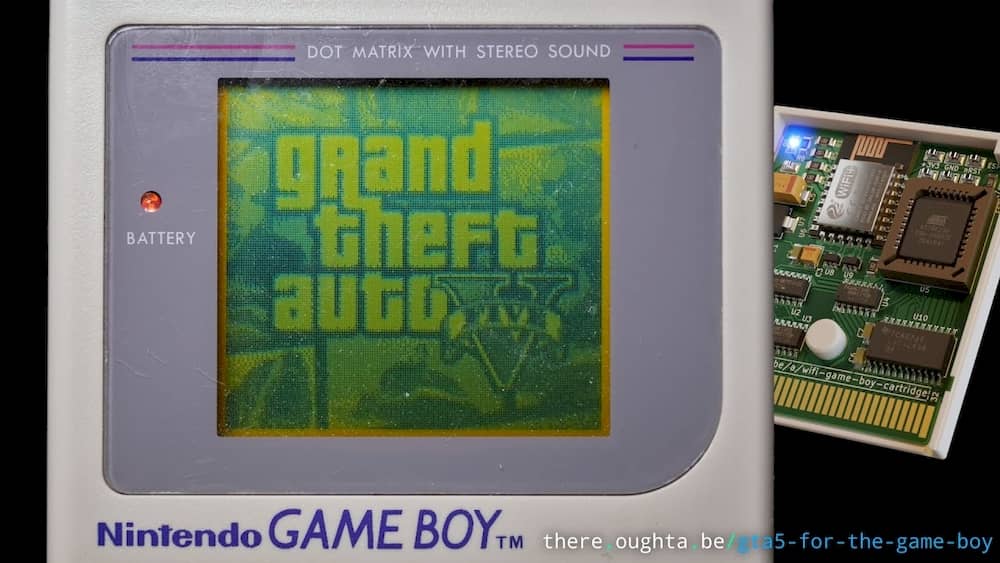Назад в будущее: GTA 5 транслировали на GameBoy