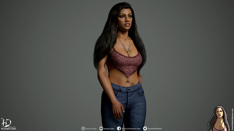 Latina Girl SA 3D