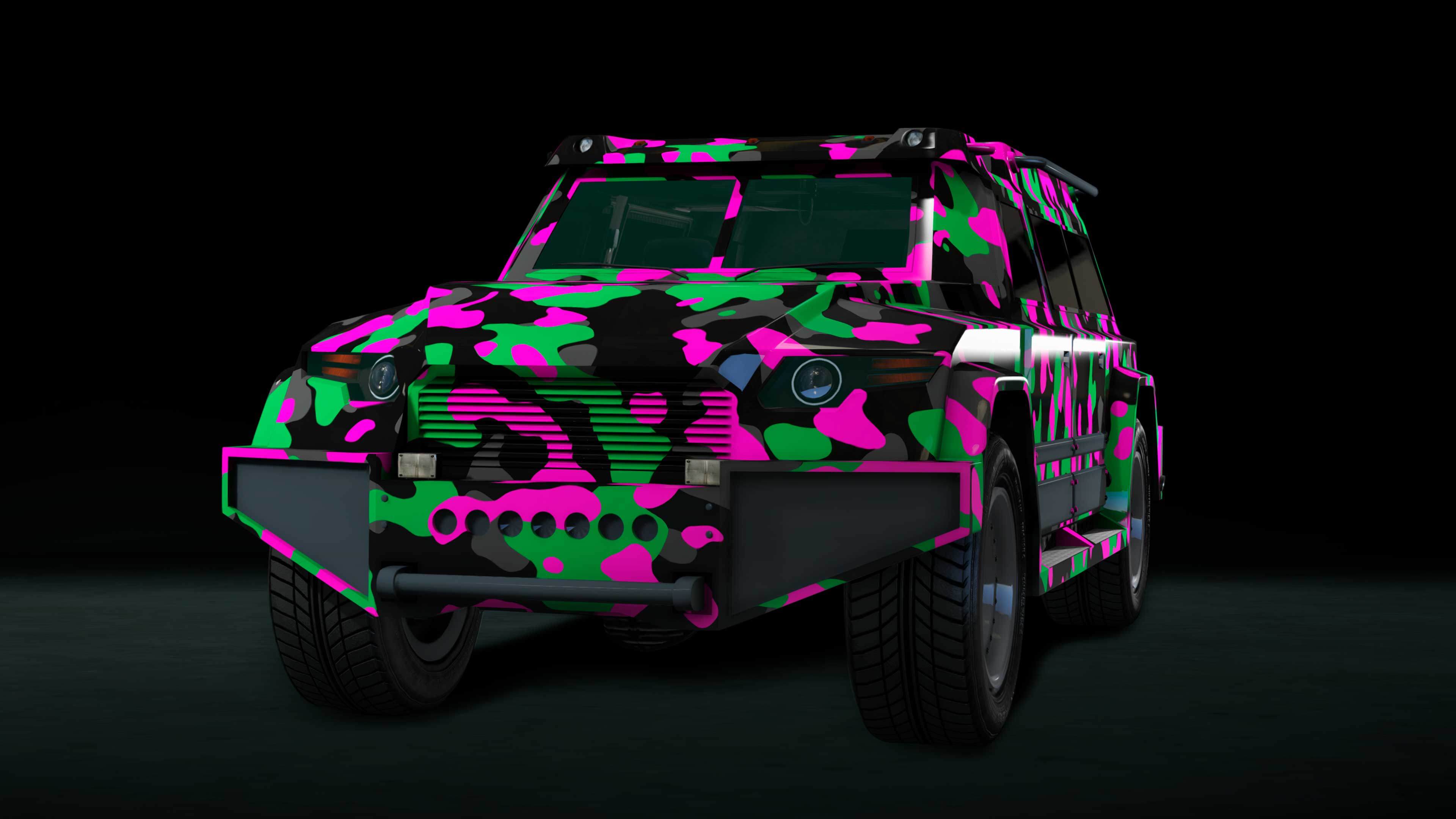 Special livery for an armored car