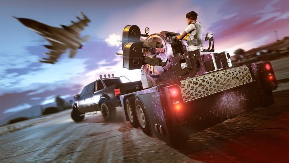 An air defense cart is the most formidable weapon in GTA Online
