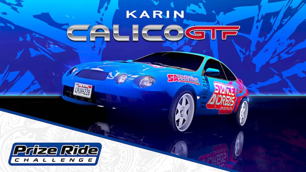 В награду за выполнение премиального испытания вы получите Karin Calico GTF