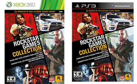 Официальные обложки первого сборника игр от Rockstar Games